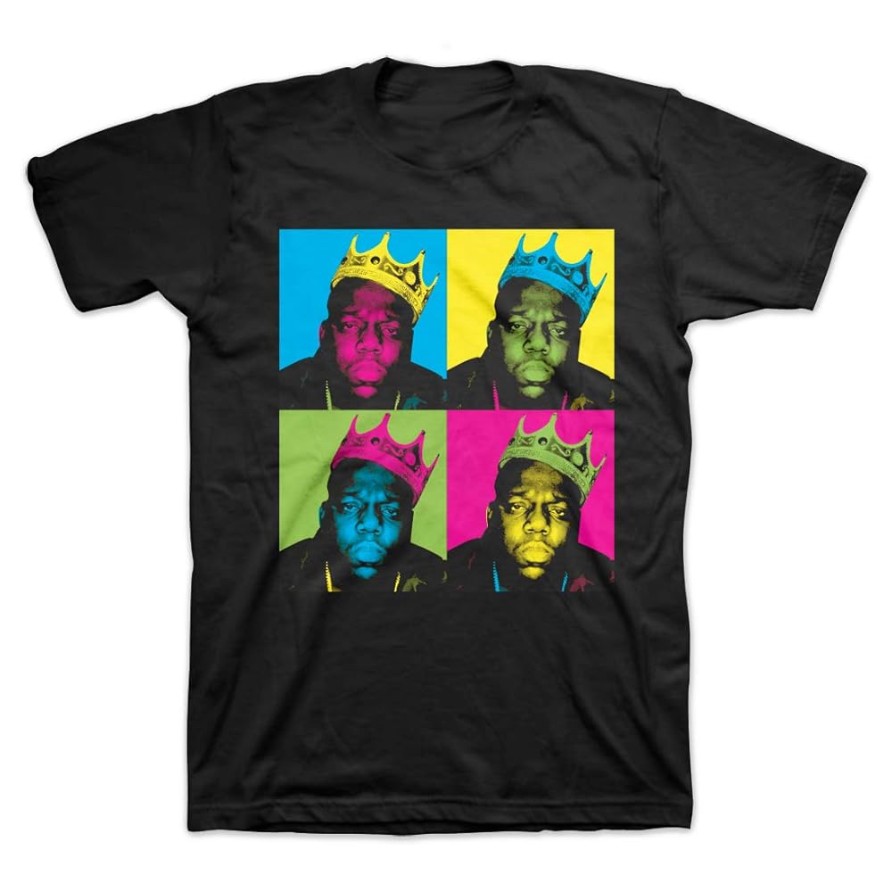 Amazon.com: The Notorious B.I.G Men's Multi-Colored Crown T